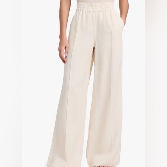 PAIGE Pants - PAIGE Cream Wide Leg Pants